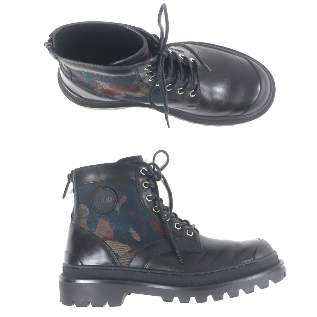 Great DIOR Peter Doig short boots black leather mens 40