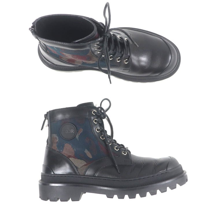 Great DIOR Peter Doig short boots black leather mens 40