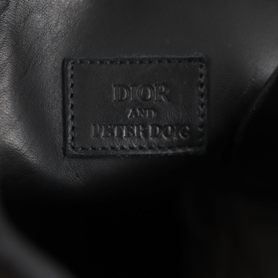 Great DIOR Peter Doig short boots black leather mens 40