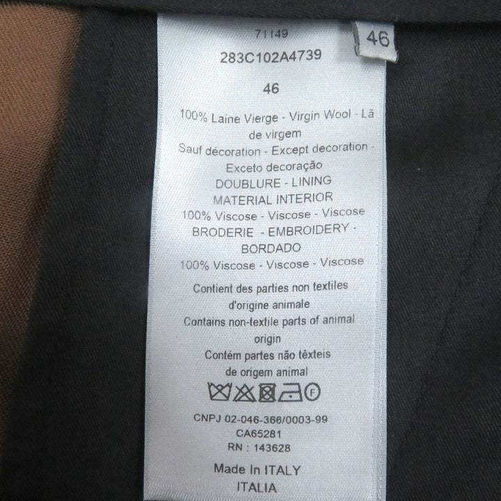 Excellent DIOR×Cactus Jack Pants Logo embroidered slacks trousers