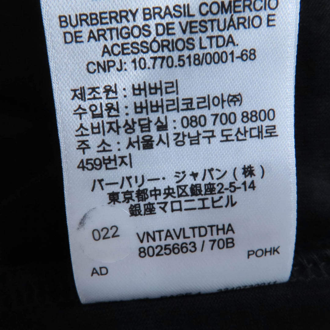 Excellent BURBERRY Long-sleeved T-shirt Tisci period sleeve hole design black L 8025663