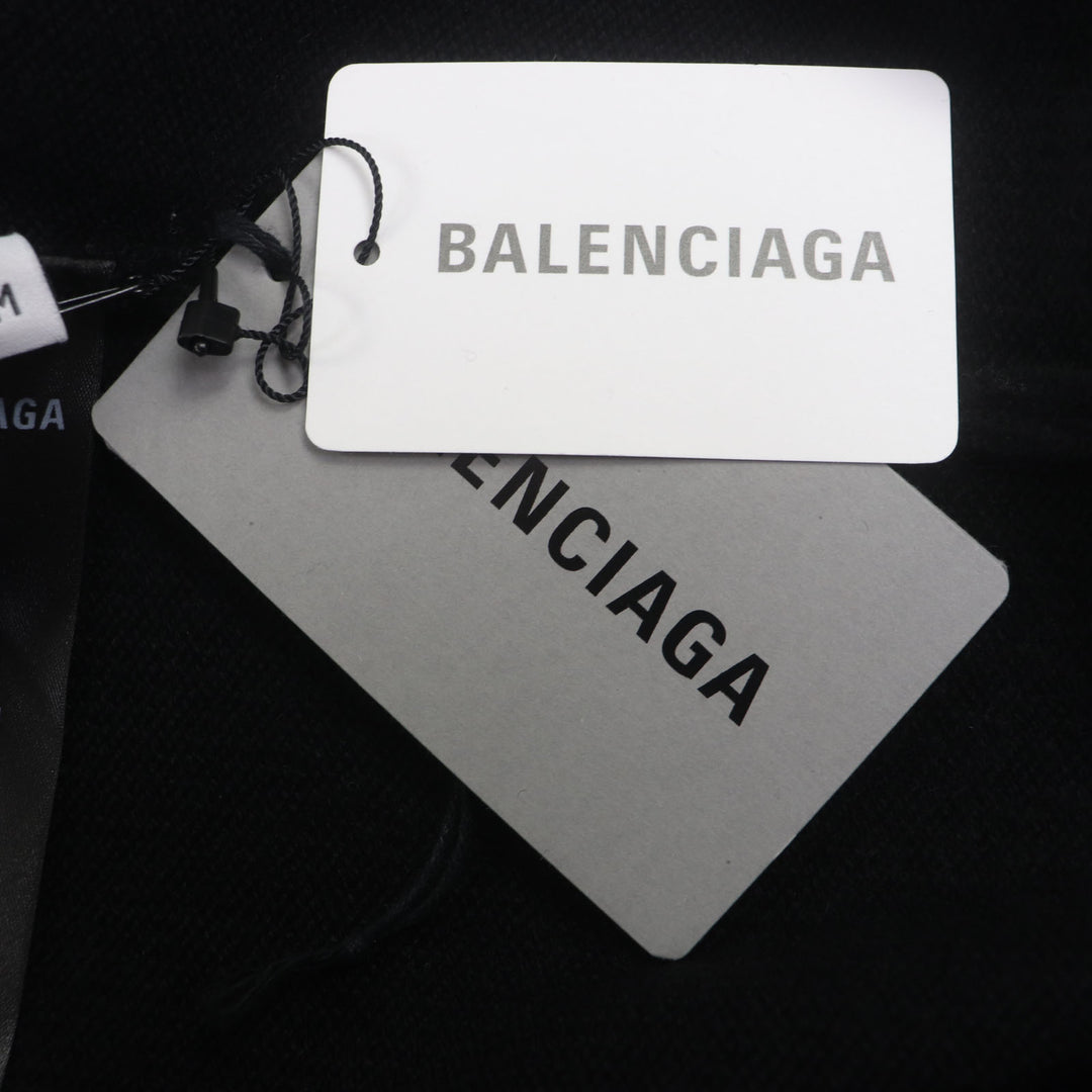 Pristine BALENCIAGA sweater black cashmere mens M 719658