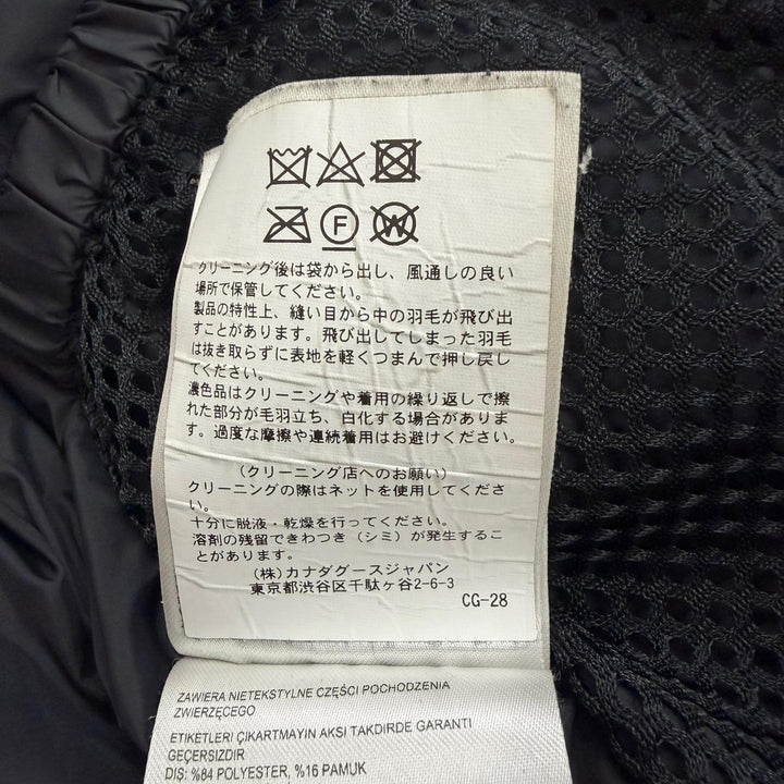 Very Good CANADA GOOSE Down jacket LANGFORD black