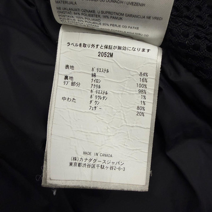 Very Good CANADA GOOSE Down jacket LANGFORD black