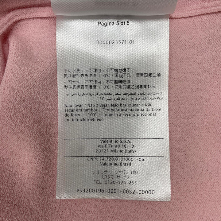 Great VALENTINO one piece Race switch pink Rayon Women M