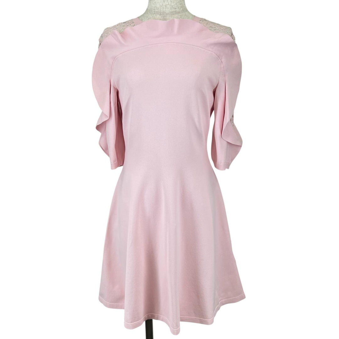 Great VALENTINO one piece Race switch pink Rayon Women M