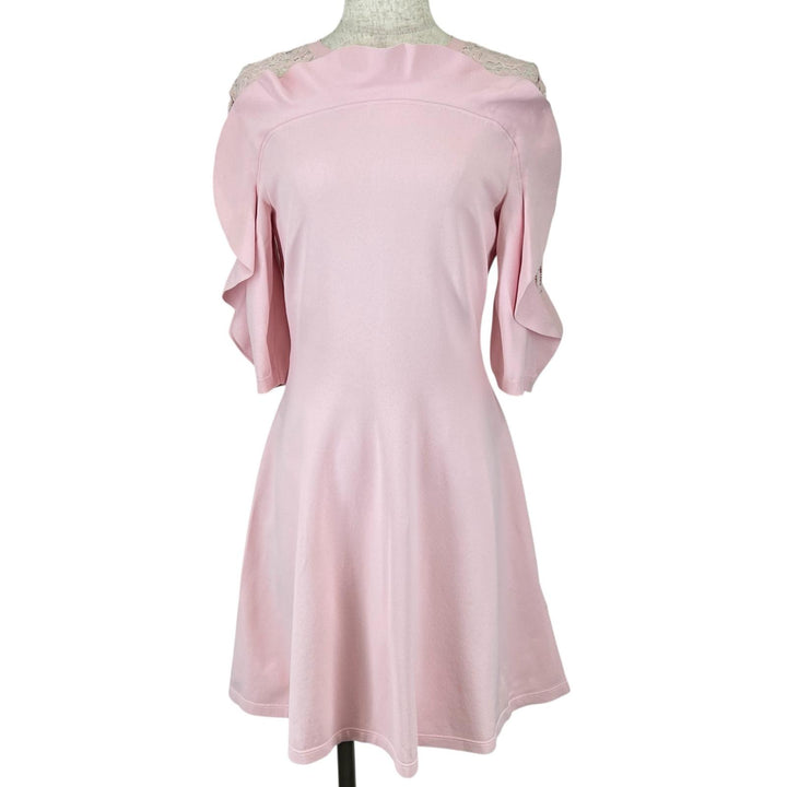 Great VALENTINO one piece Race switch pink Rayon Women M