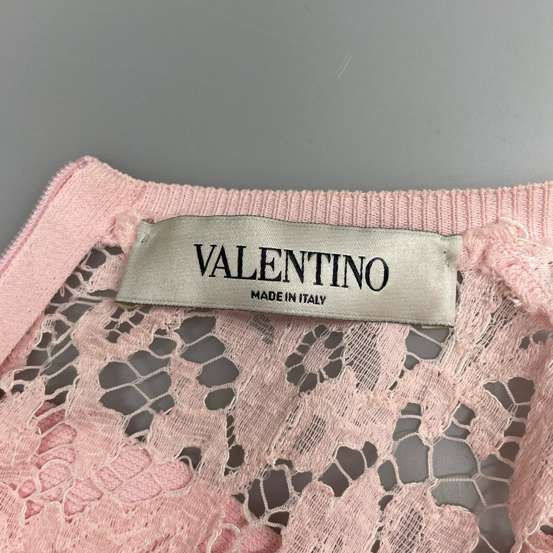 Great VALENTINO one piece Race switch pink Rayon Women M