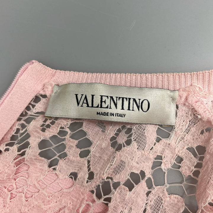 Great VALENTINO one piece Race switch pink Rayon Women M
