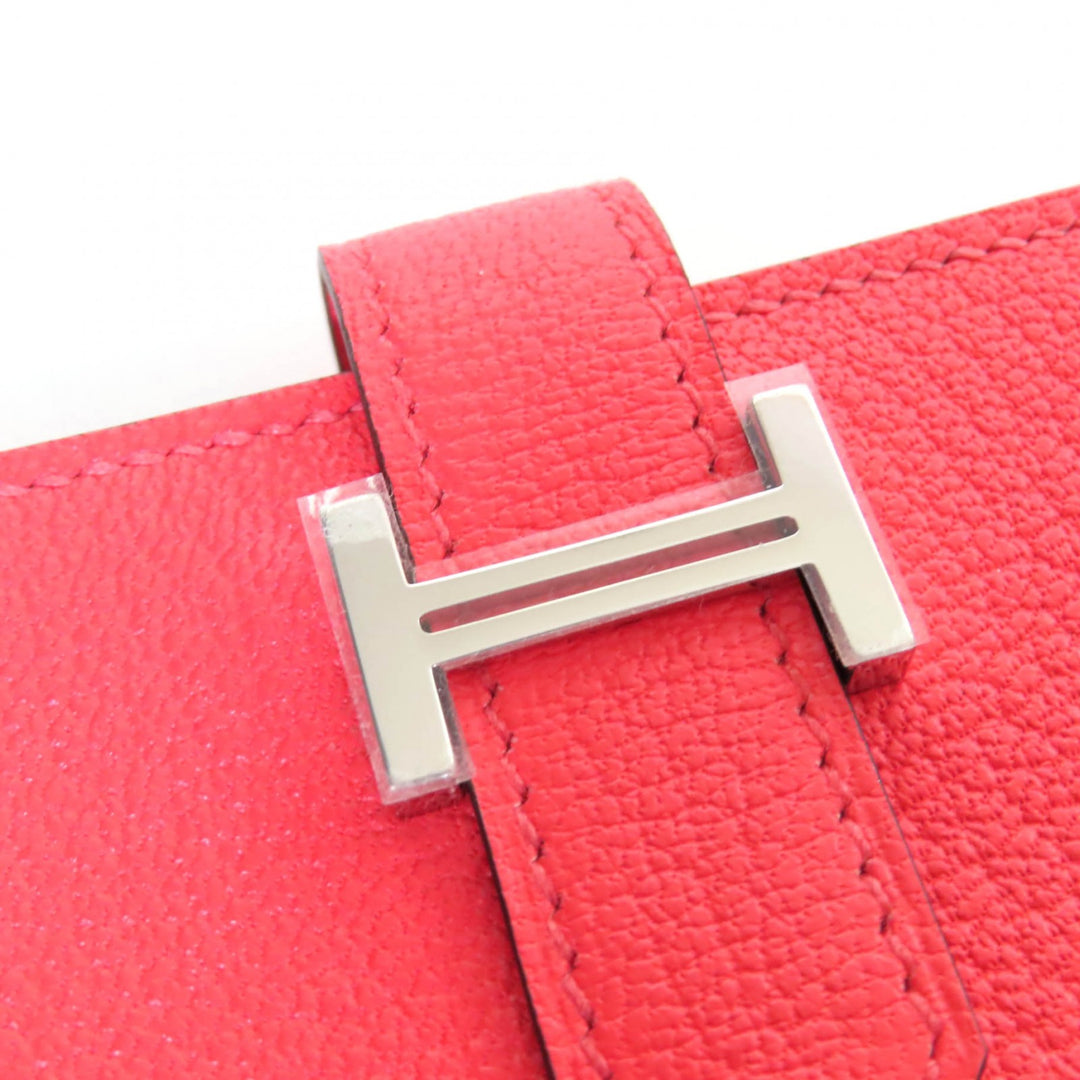 HERMES Bifold Wallet Bearn Mini Mini wallet Shave Women