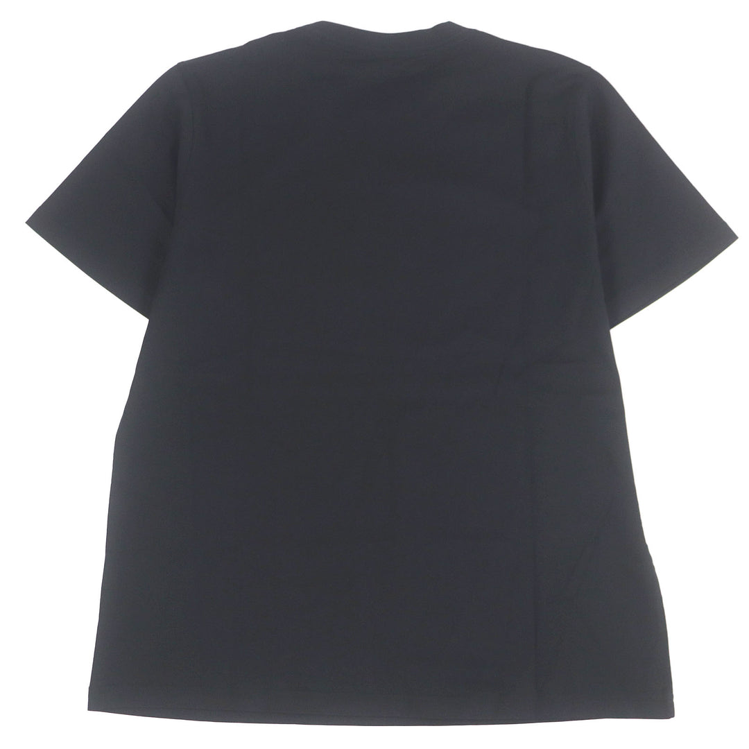 Pristine BURBERRY Short sleeve T-shirt Logo print crew neck T-shirt black M