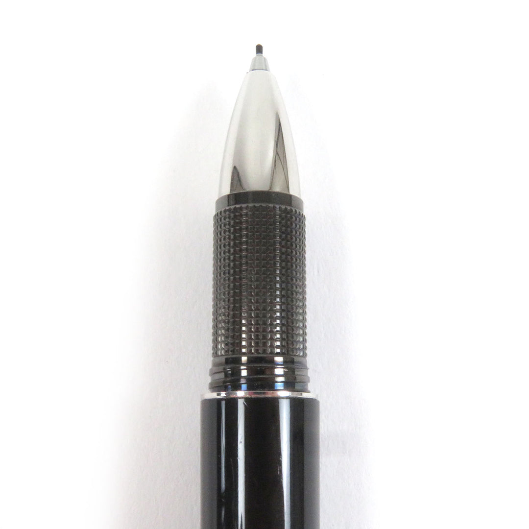 Very Good MONTBLANC Ballpoint pen Starwalker Cap type Black Silver mens