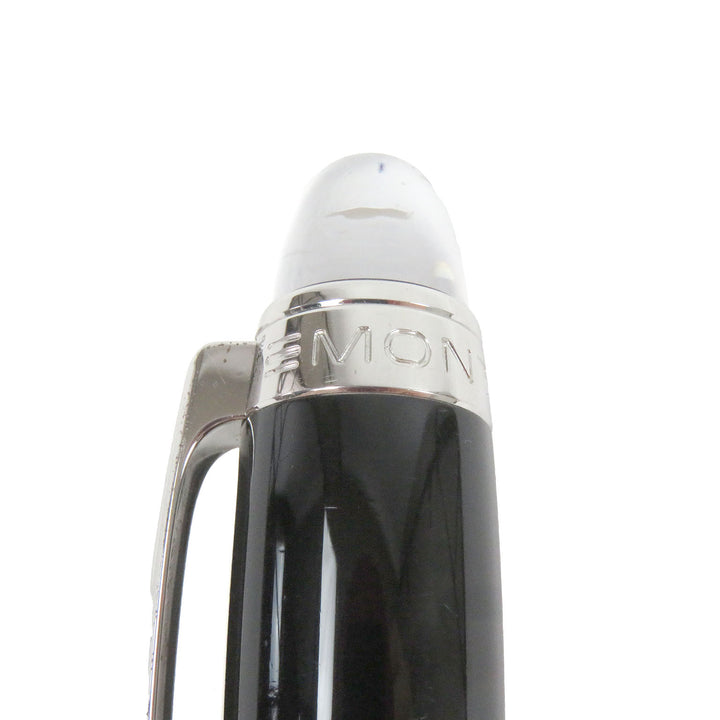 Very Good MONTBLANC Ballpoint pen Starwalker Cap type Black Silver mens