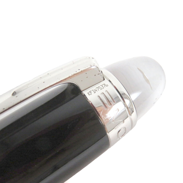 Very Good MONTBLANC Ballpoint pen Starwalker Cap type Black Silver mens