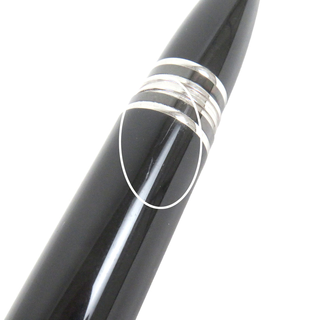 Very Good MONTBLANC Ballpoint pen Starwalker Cap type Black Silver mens