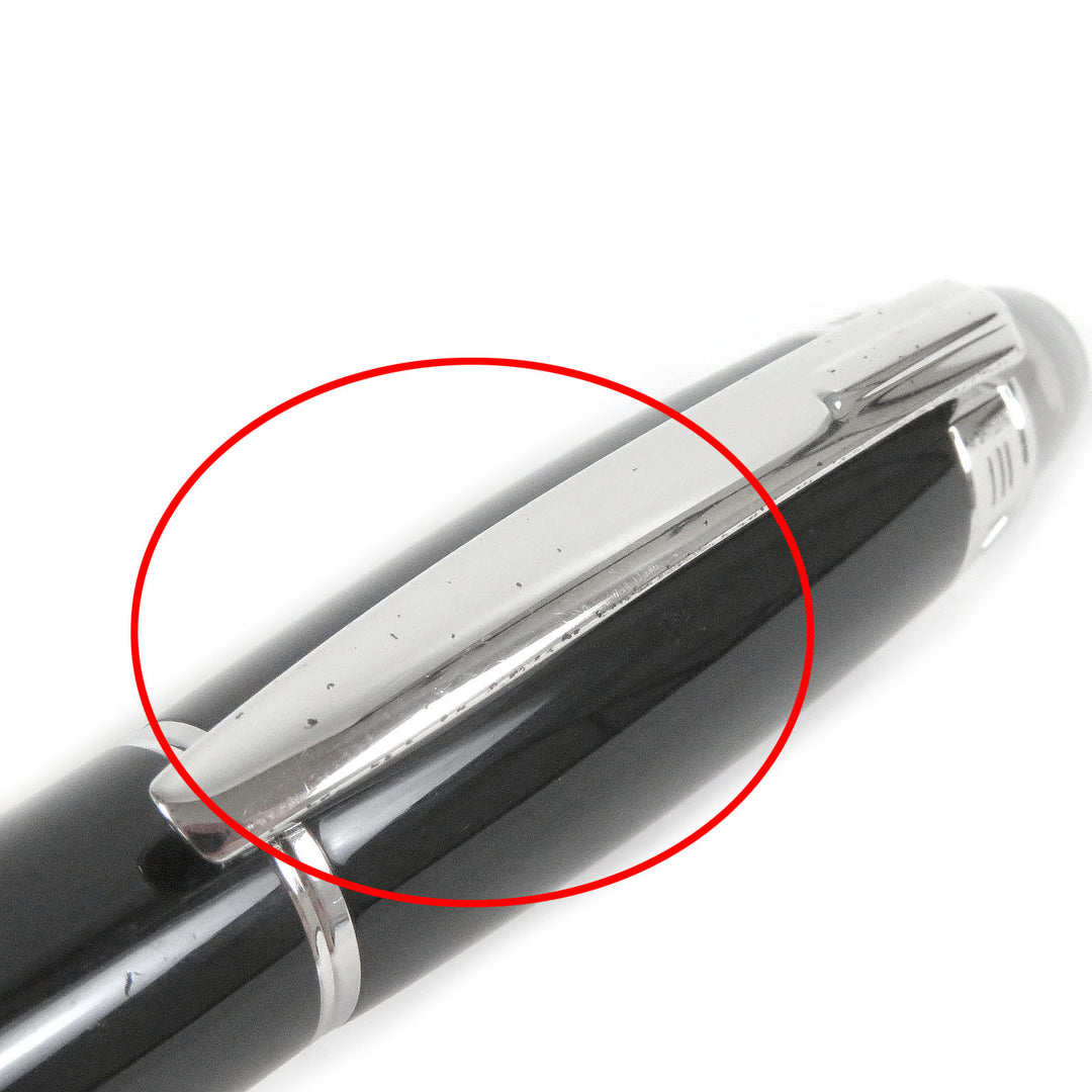 Very Good MONTBLANC Ballpoint pen Starwalker Cap type Black Silver mens