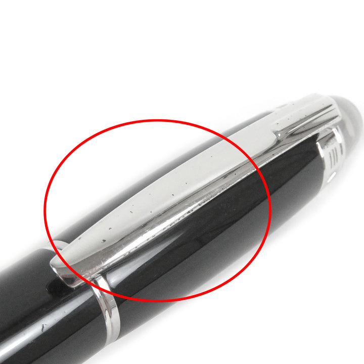 Very Good MONTBLANC Ballpoint pen Starwalker Cap type Black Silver mens