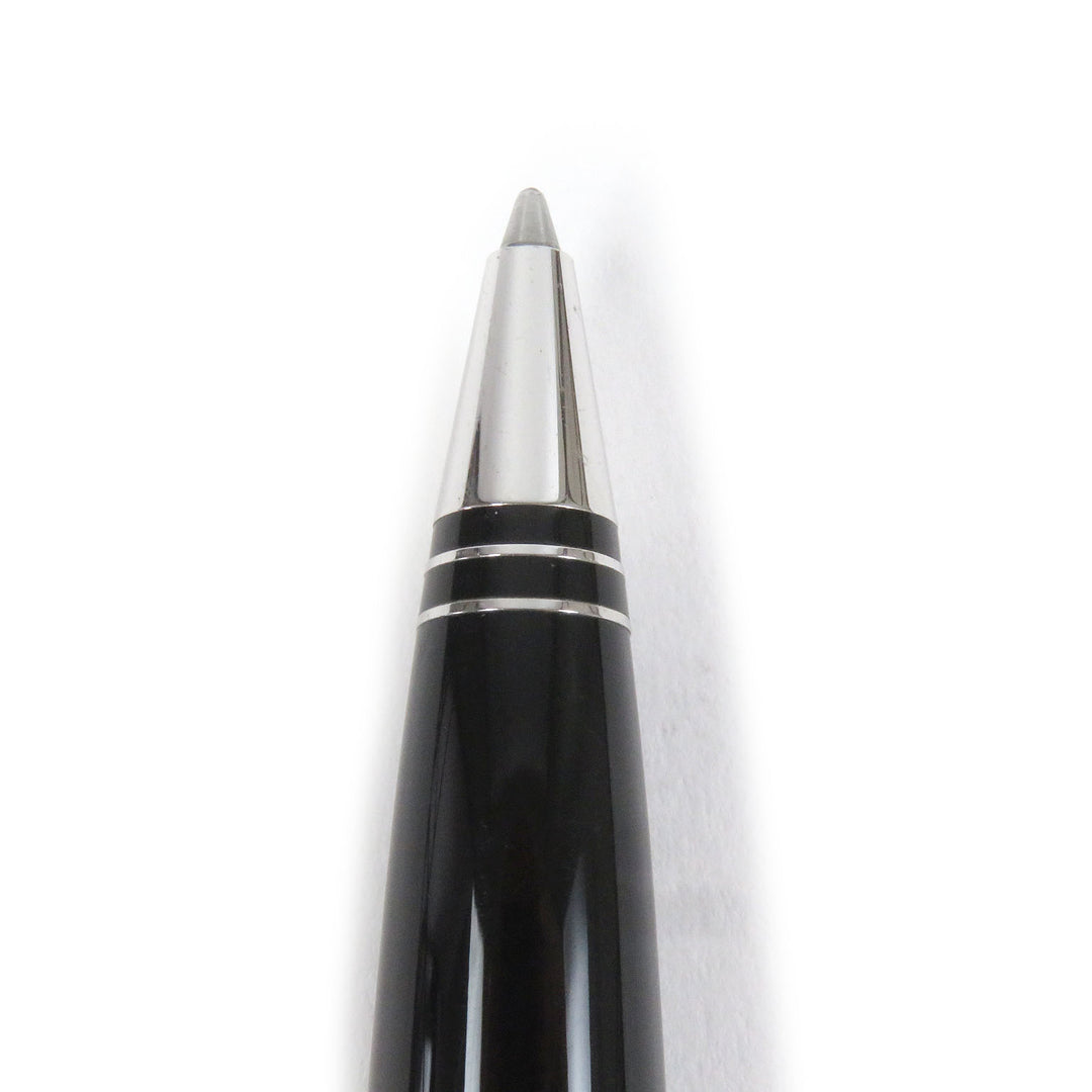 Great LOUIS VUITTON Ballpoint pen Dock lacquer Twist type Black Silver mens