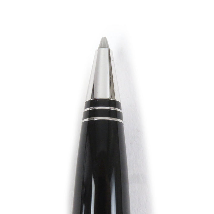 Great LOUIS VUITTON Ballpoint pen Dock lacquer Twist type Black Silver mens