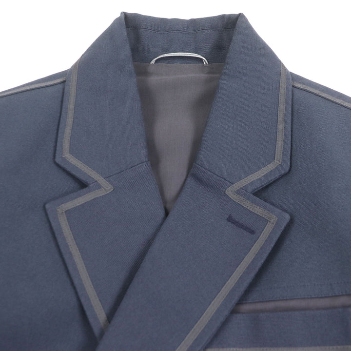 Excellent DIOR tailored jacket Gardners double jacket Navy 48 383C276A5641