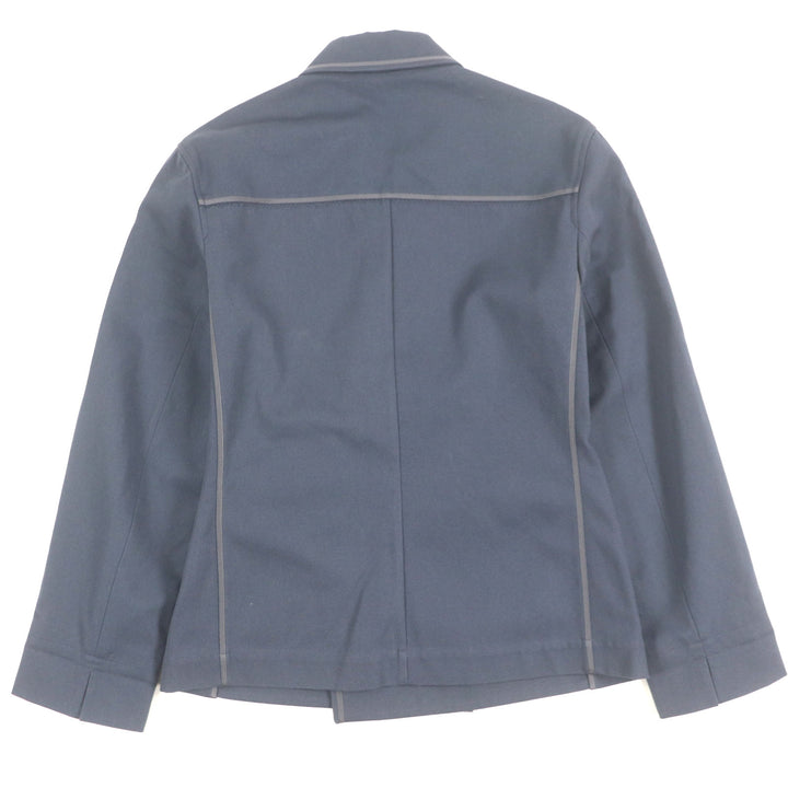 Excellent DIOR tailored jacket Gardners double jacket Navy cotton mens 48 383C276A5641