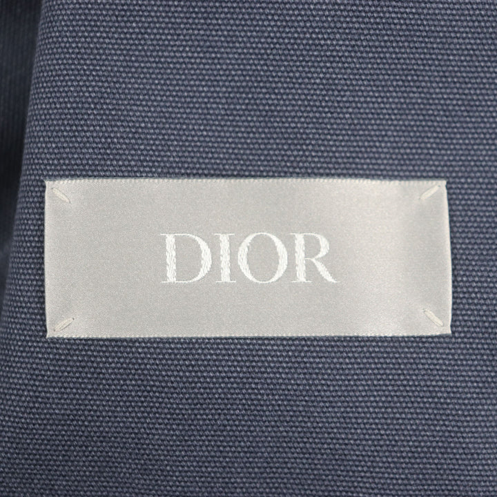 Excellent DIOR tailored jacket Gardners double jacket Navy 48 383C276A5641