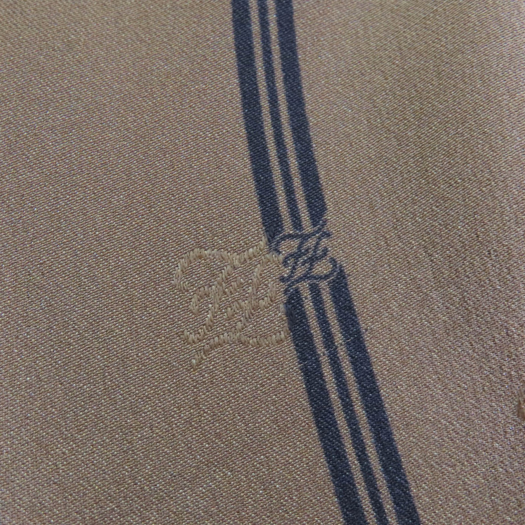 Great FENDI one piece Olock cuffs with embroidered FF logo design silk 36 FDB659