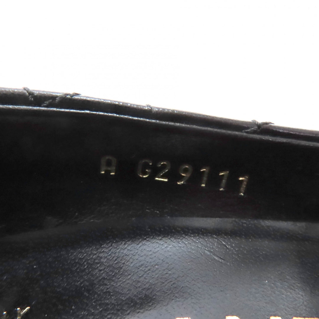 Great CHANEL pumps black leather Women 35.5 G29111