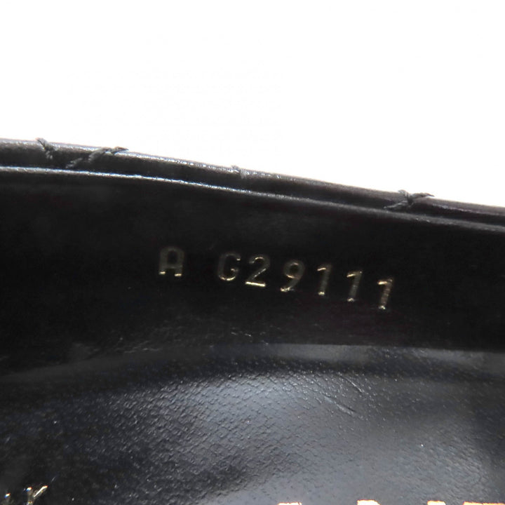 Great CHANEL pumps black leather Women 35.5 G29111