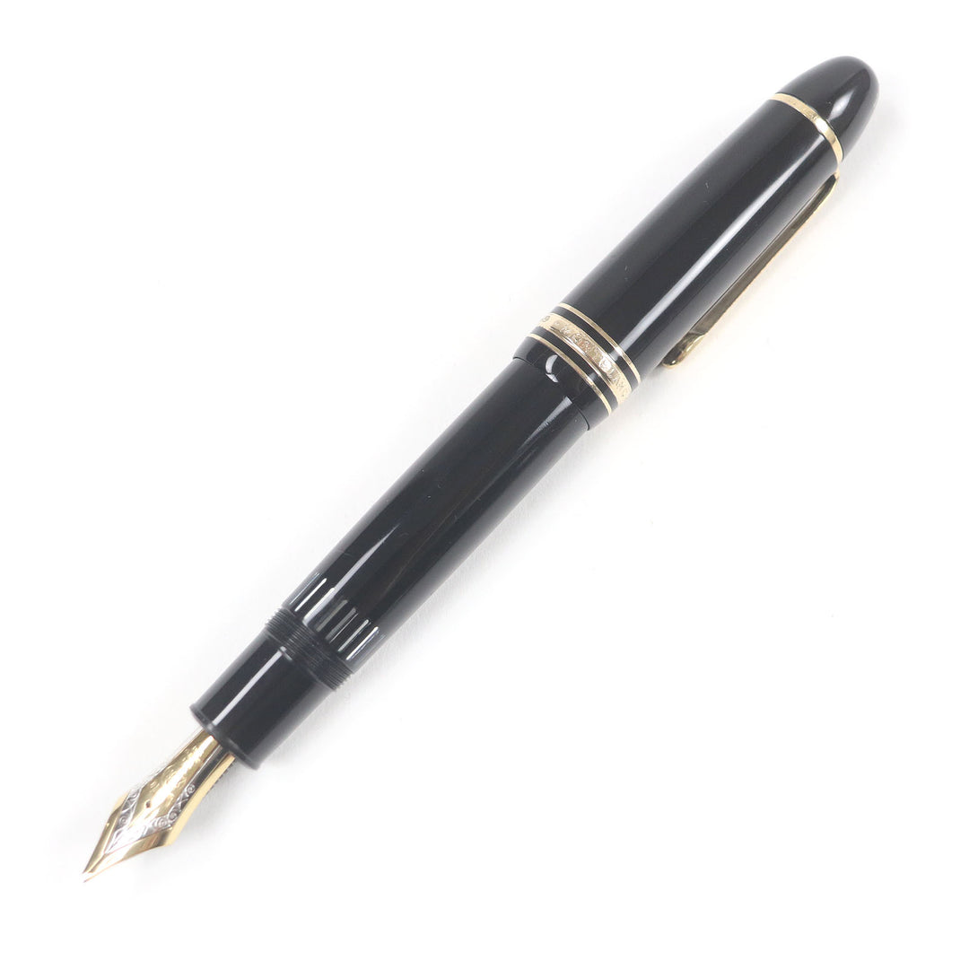 Very Good MONTBLANC fountain pen Meisterstck 149 Cap type Black gold 18K mens