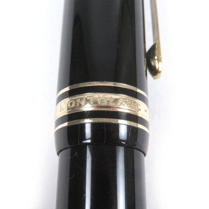 Very Good MONTBLANC fountain pen Meisterstck 149 Cap type Black gold 18K mens