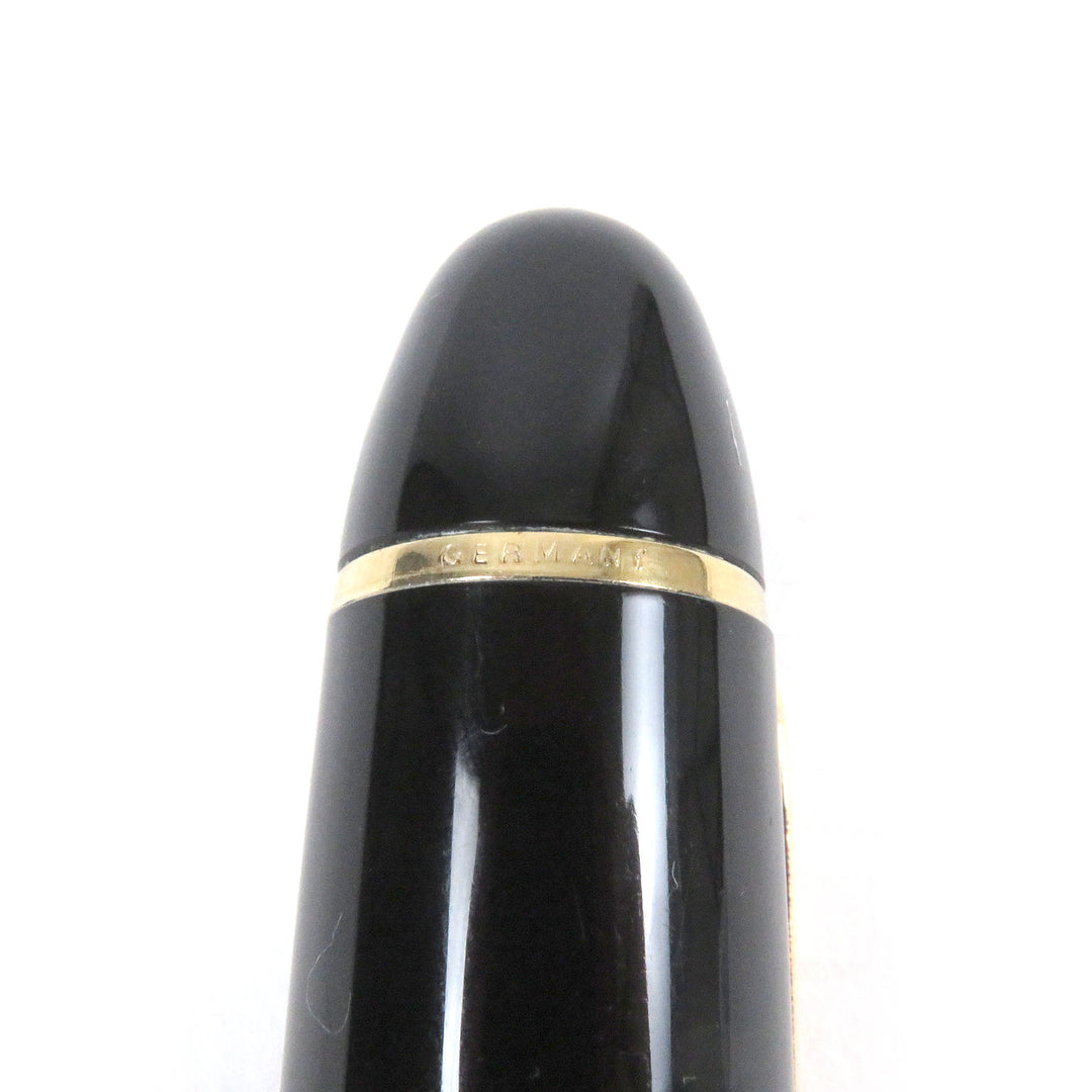 Very Good MONTBLANC fountain pen Meisterstck 149 Cap type Black gold 18K mens