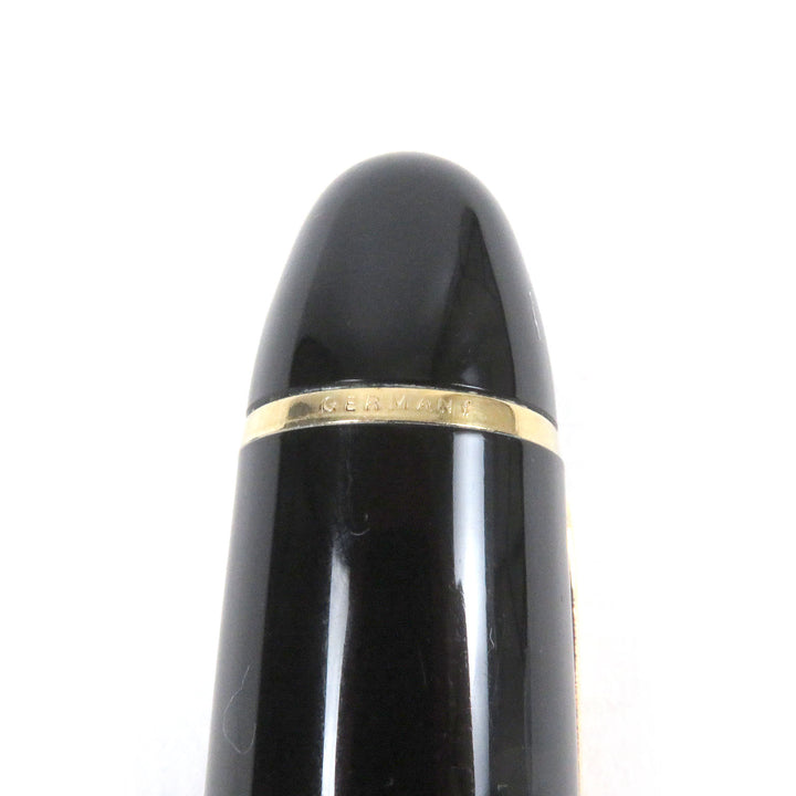Very Good MONTBLANC fountain pen Meisterstck 149 Cap type Black gold 18K mens