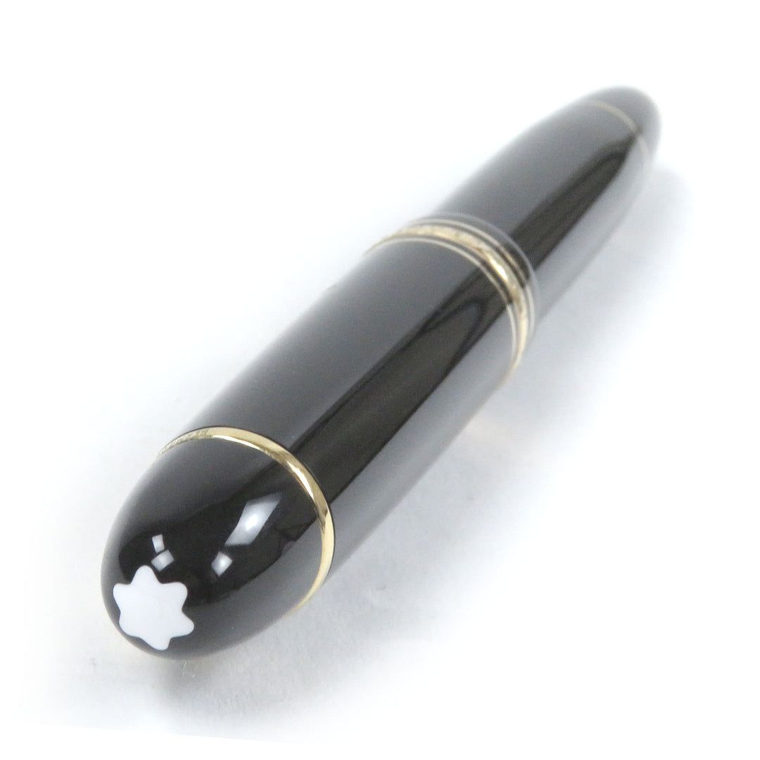 Excellent MONTBLANC fountain pen Meisterstck 149 Cap type Black gold 18K mens
