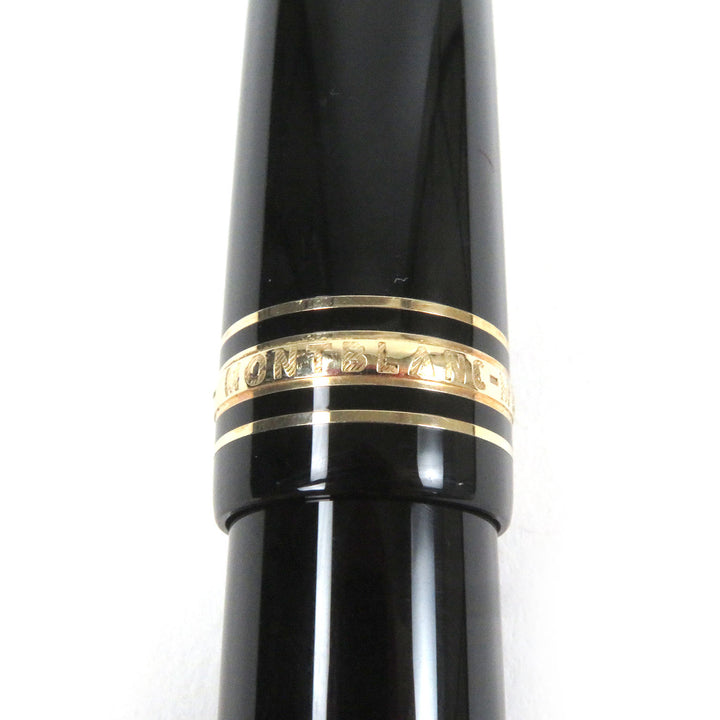 Excellent MONTBLANC fountain pen Meisterstck 149 Cap type Black gold 18K mens