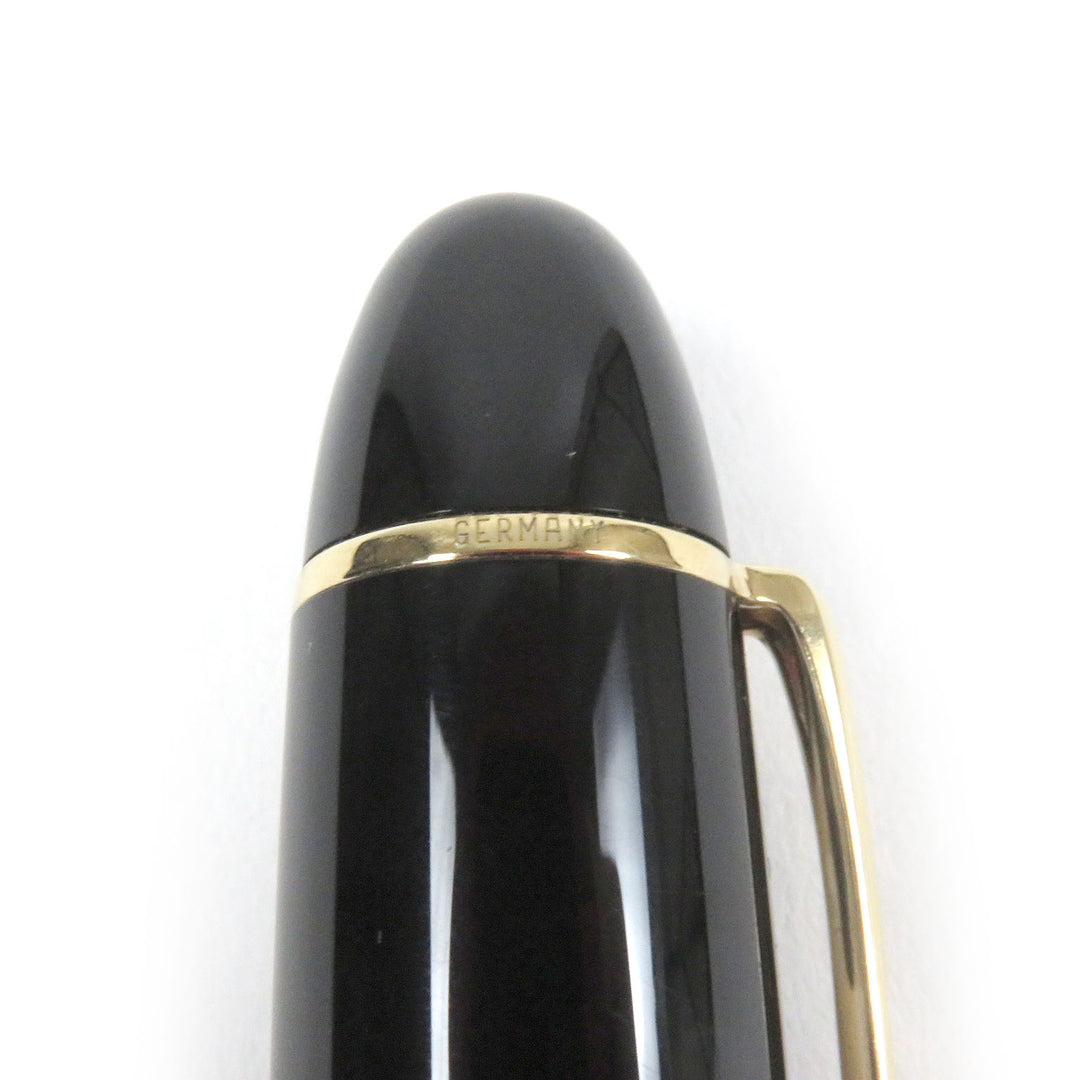 Excellent MONTBLANC fountain pen Meisterstck 149 Cap type Black gold 18K mens