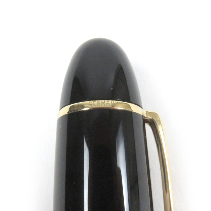 Excellent MONTBLANC fountain pen Meisterstck 149 Cap type Black gold 18K mens