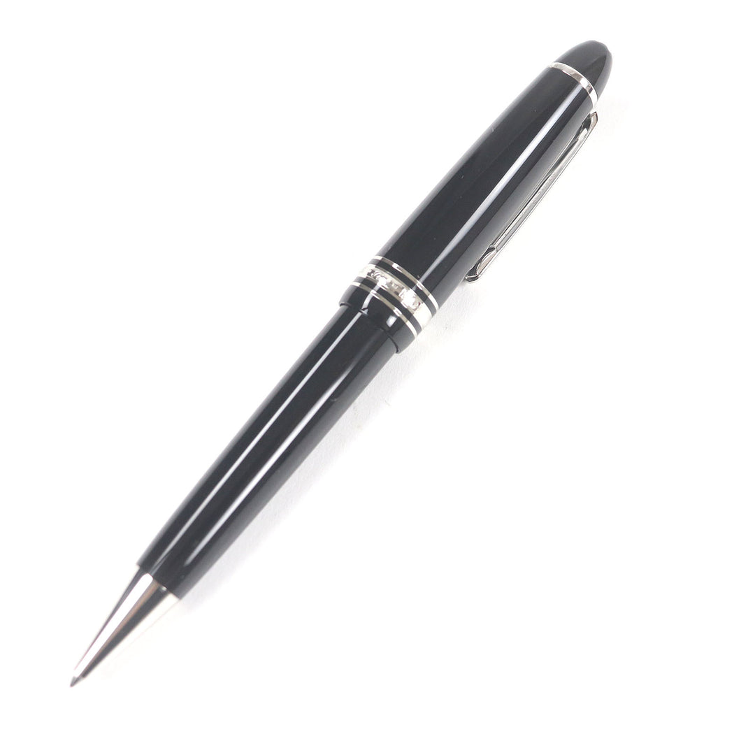 Excellent MONTBLANC Ballpoint pen Meisterstckle Grand Twist type Black Silver mens