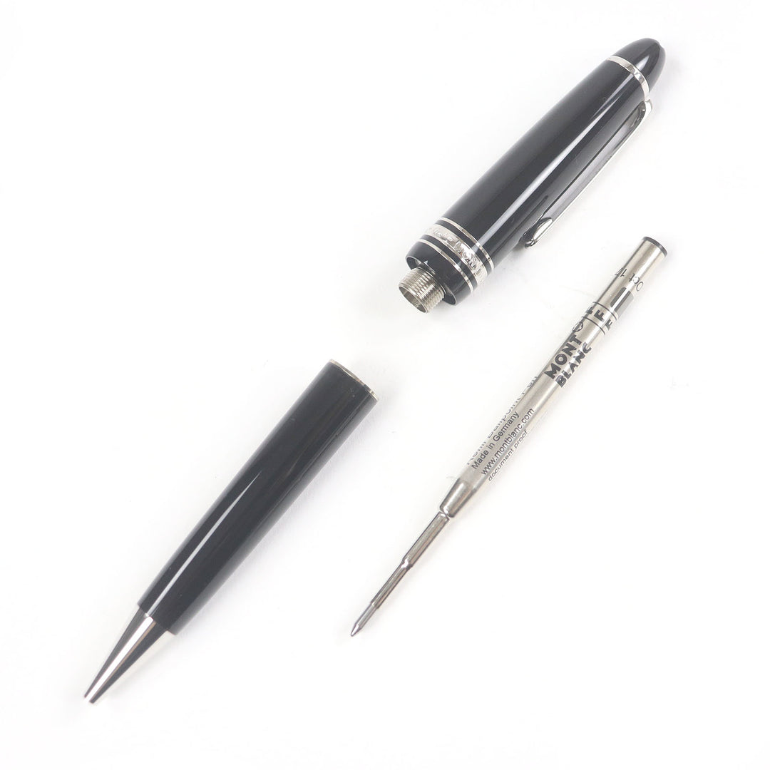 Excellent MONTBLANC Ballpoint pen Meisterstckle Grand Twist type Black Silver mens
