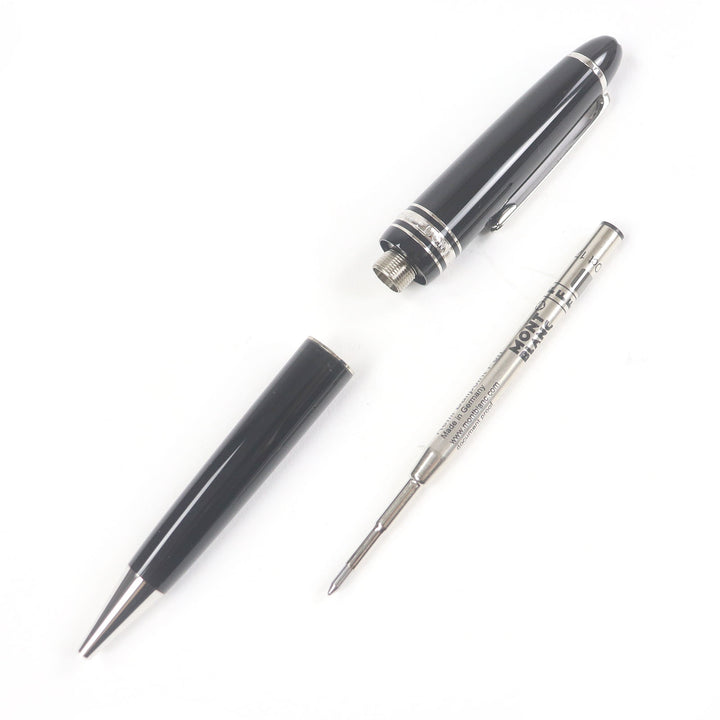 Excellent MONTBLANC Ballpoint pen Meisterstckle Grand Twist type Black Silver mens
