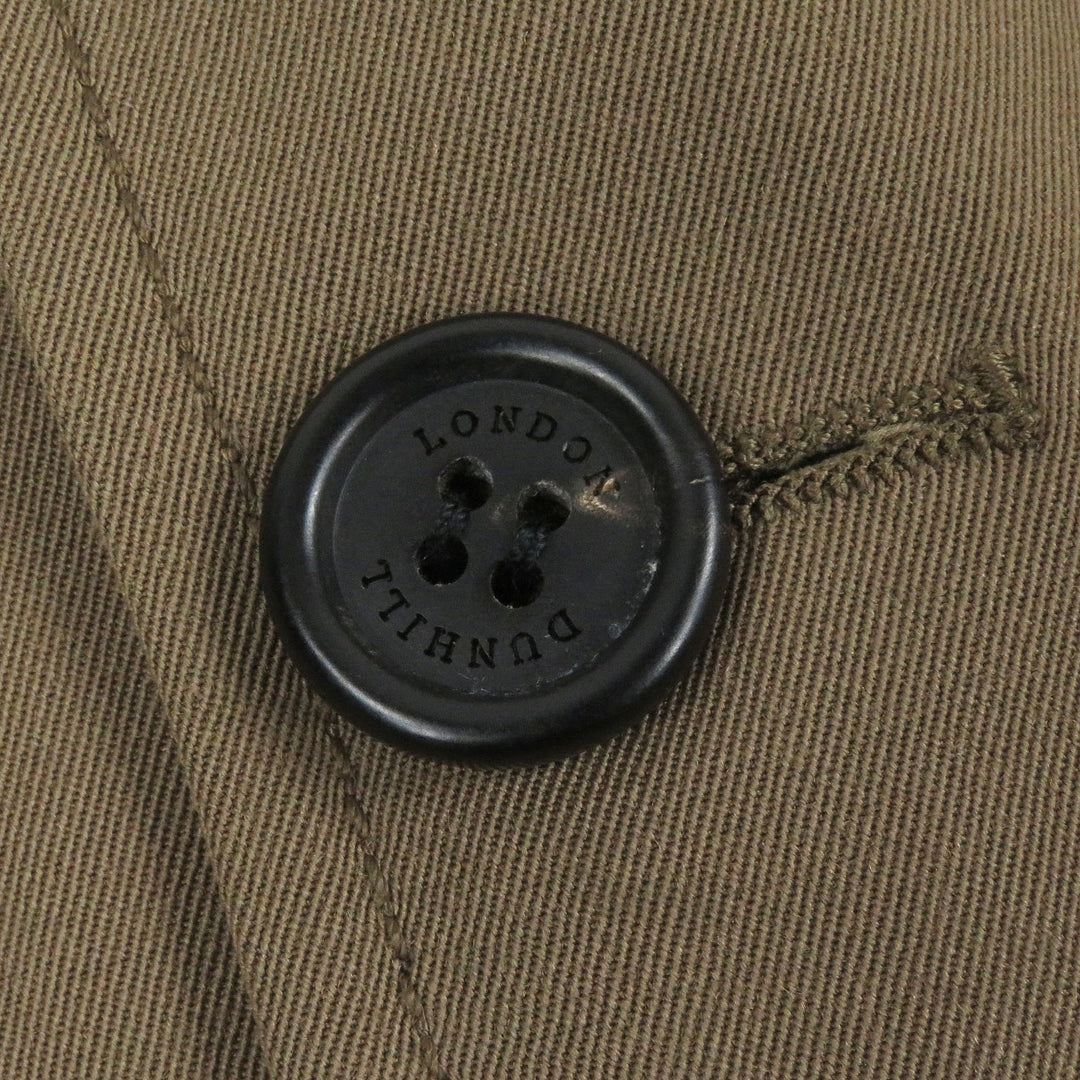 Excellent Dunhill tailored jacket logo button single beige wool mens 48