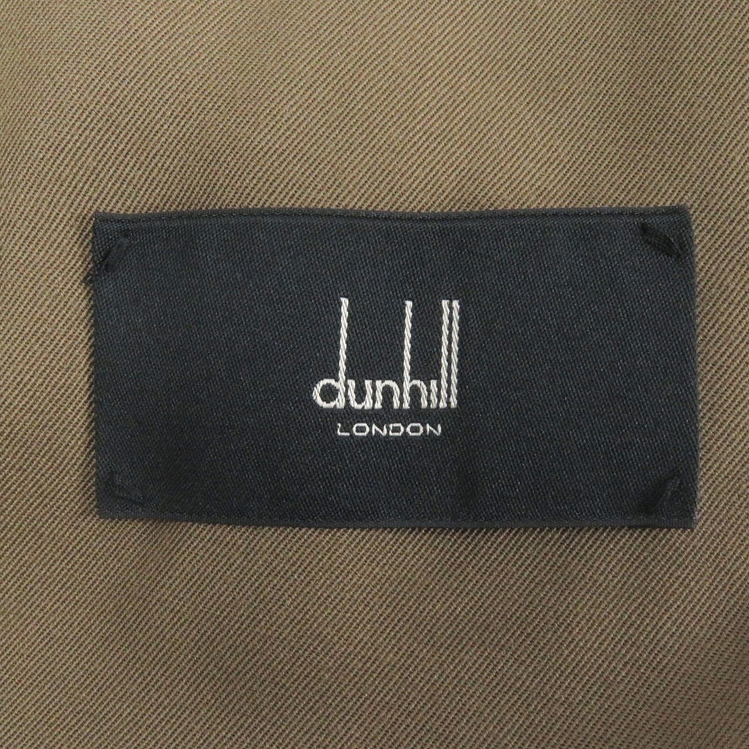 Excellent Dunhill tailored jacket logo button single beige wool mens 48