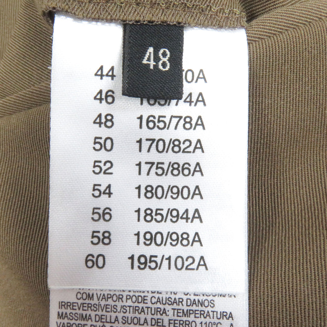 Excellent Dunhill tailored jacket logo button single beige wool mens 48