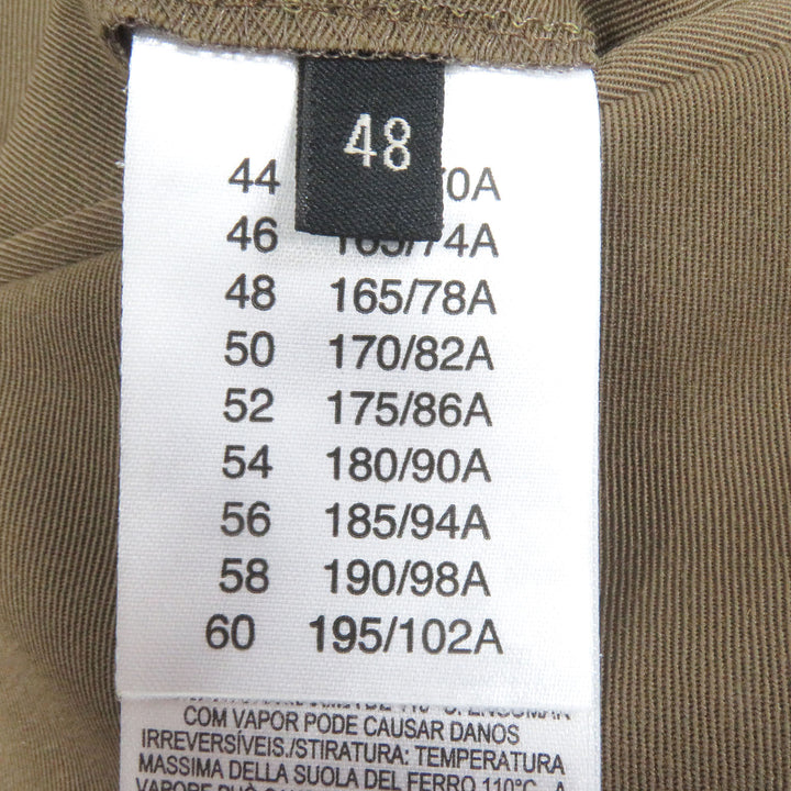 Excellent Dunhill tailored jacket logo button single beige wool mens 48