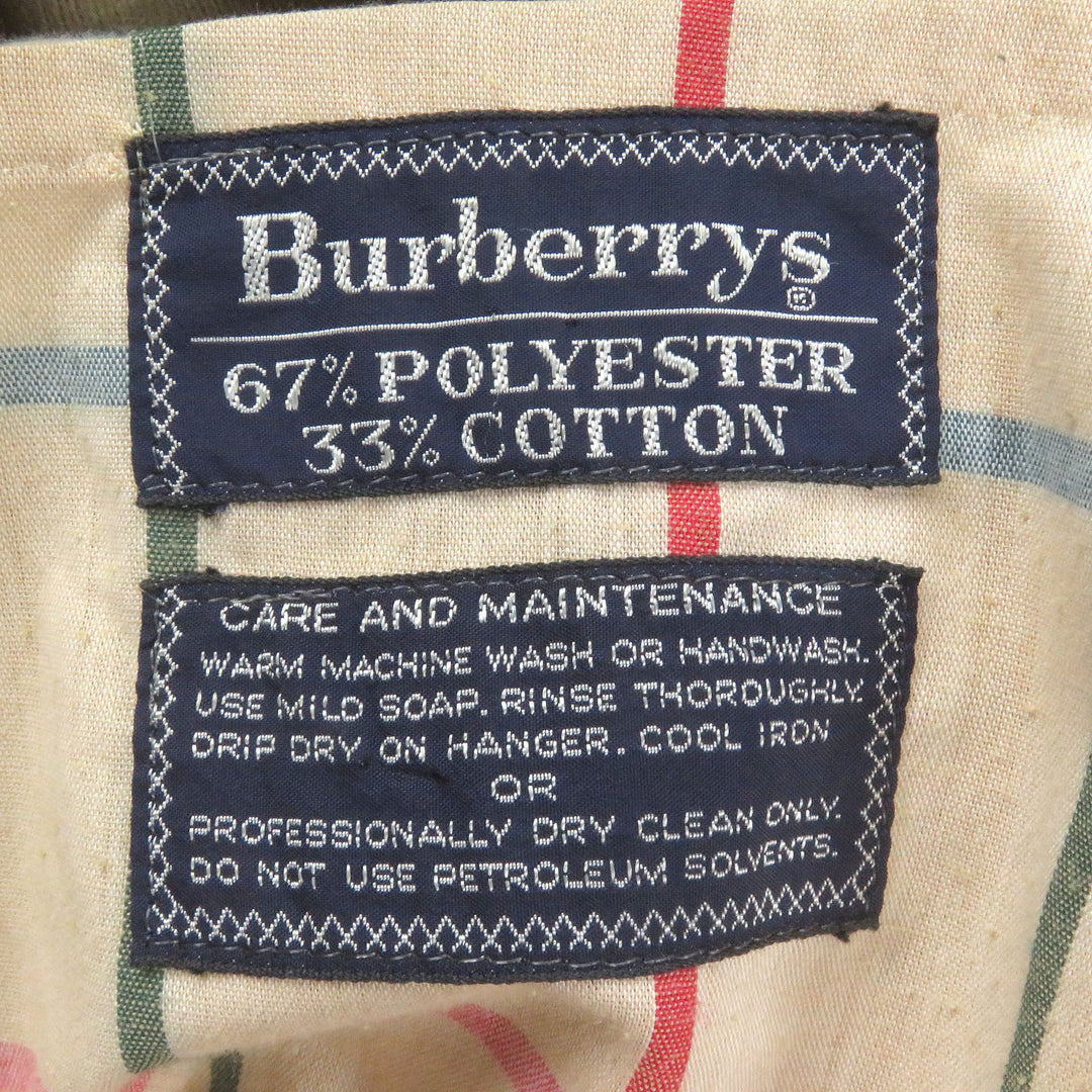 Great Burberrys coat Rare boa liner with Nova check lining Navy mens