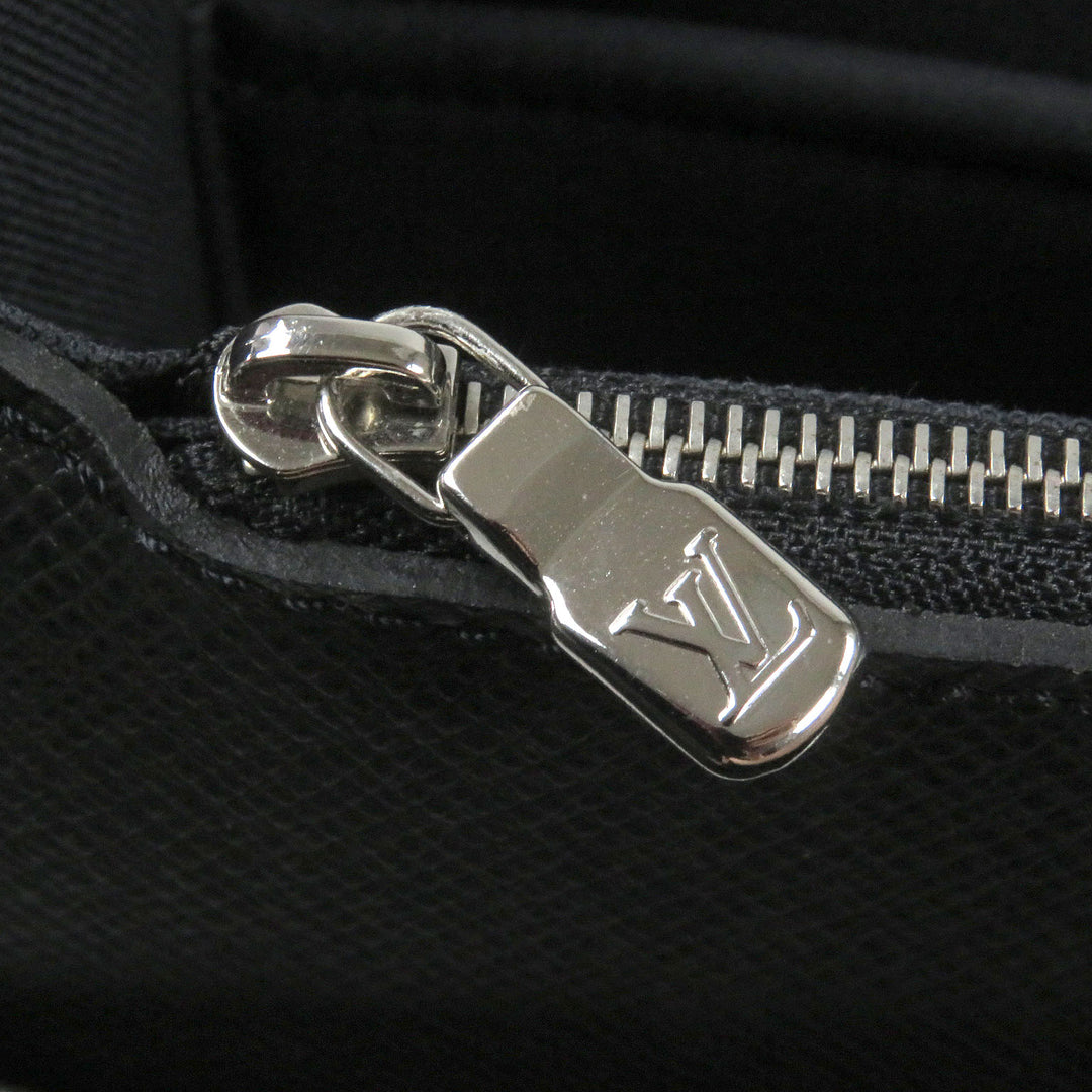 Excellent LOUIS VUITTON Shoulder Bag taiga anton LV logo embossed briefcase Aldoise M32622
