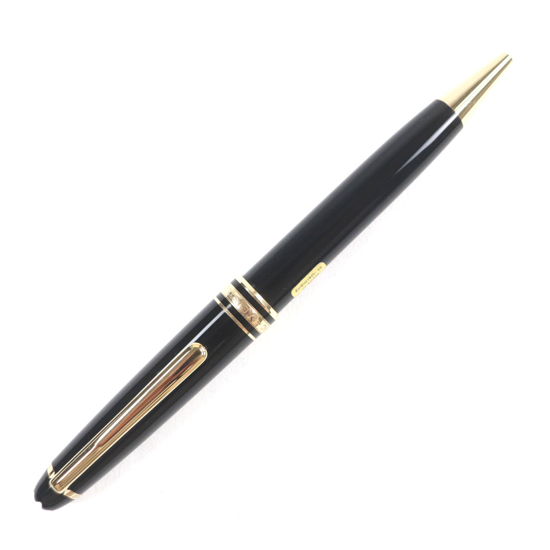 Excellent MONTBLANC Ballpoint pen Meisterstck Classic Black gold ー mens