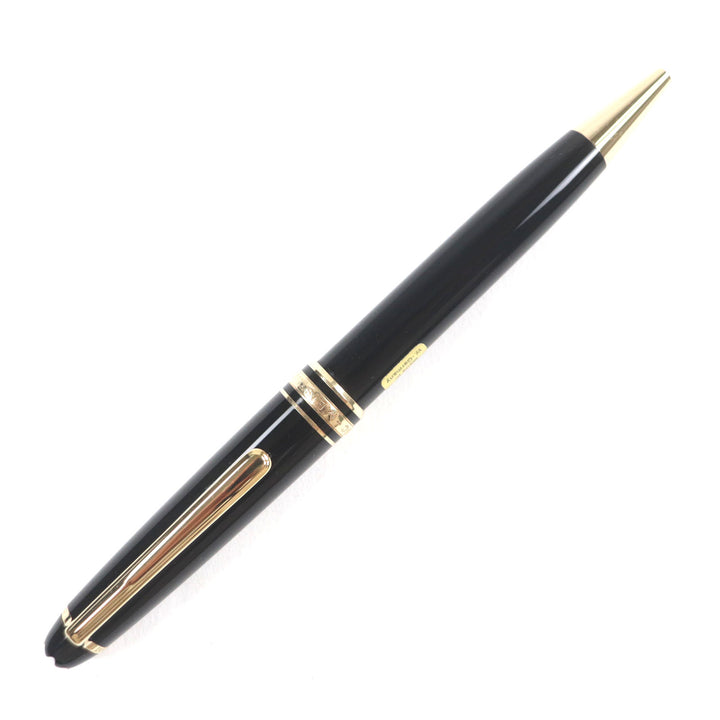Excellent MONTBLANC Ballpoint pen Meisterstck Classic Black gold ー mens