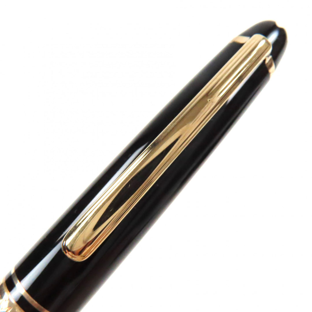 Excellent MONTBLANC Ballpoint pen Meisterstck Classic Black gold ー mens