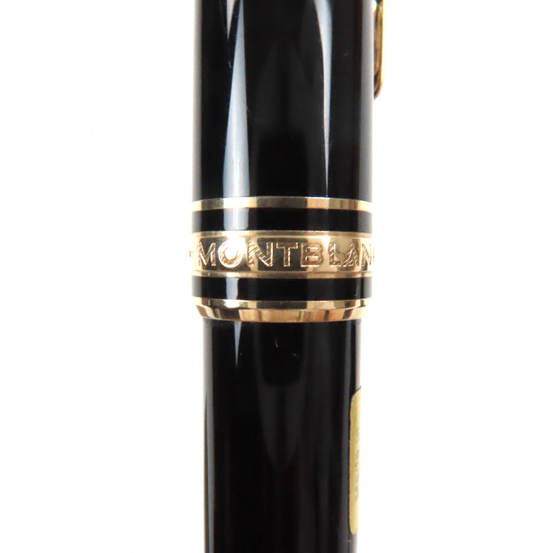 Excellent MONTBLANC Ballpoint pen Meisterstck Classic Black gold ー mens